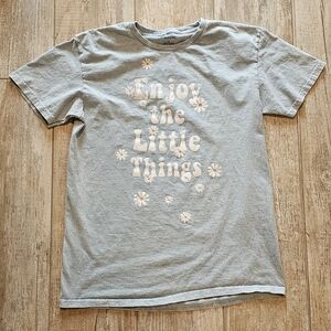 Maurices Gray Short Sleeve Tee with Uplifting Message